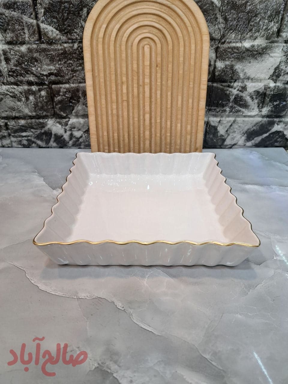 تارت مربع خط طلا