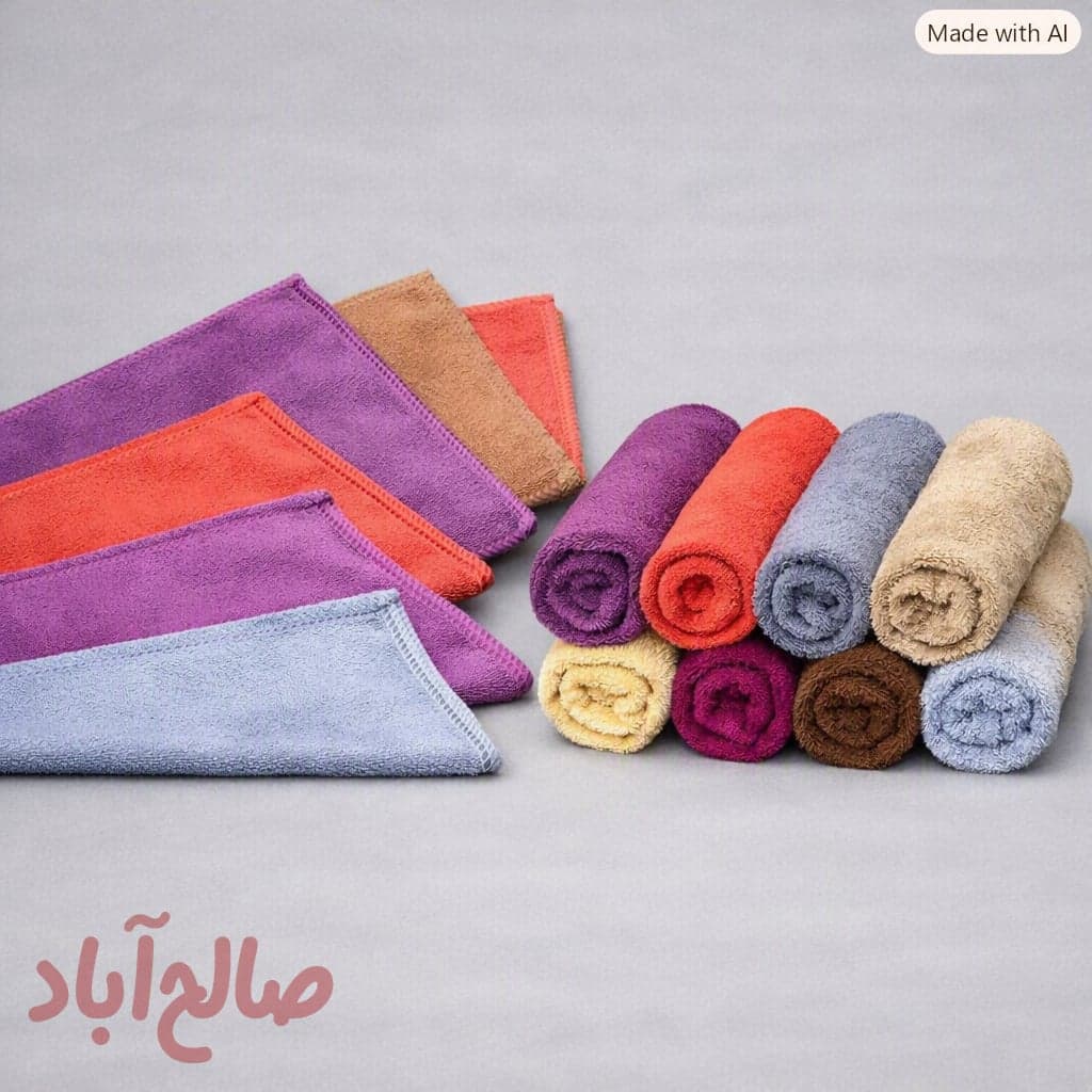 دستمال میکروفایبر ۴۰*۴۰