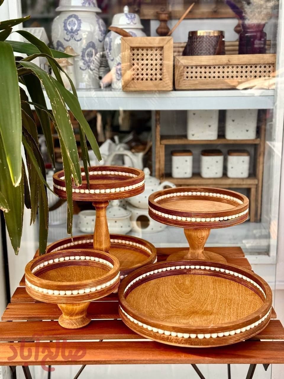 ست پذیرایی ۴ تکه مهره 