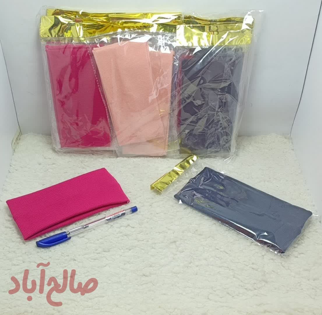 کد کالا 5410001 هدبند پارچه کبریتی رنگی و مشکی تک سلفون رگالی