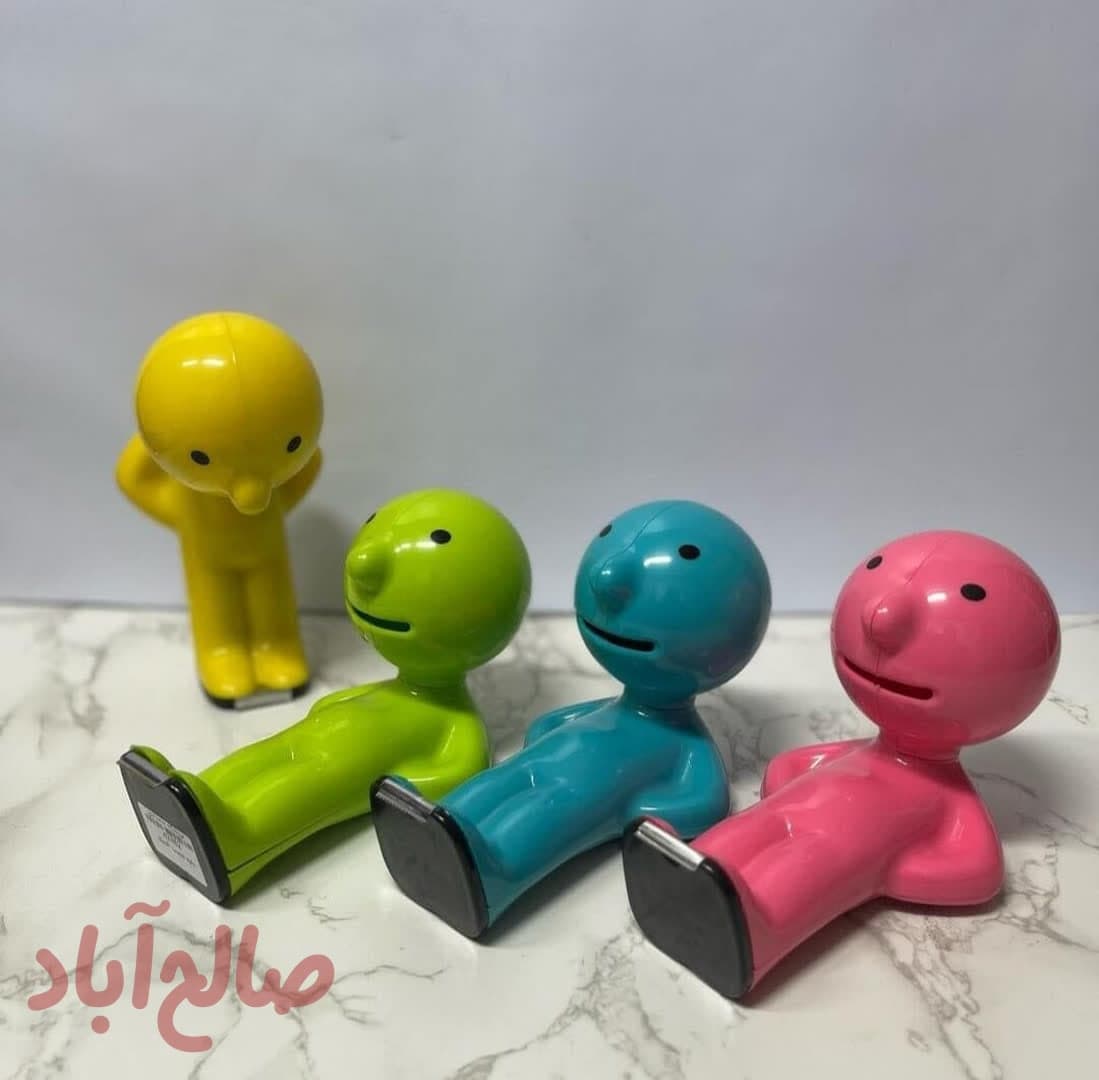 کد کالا 5210006 پایه چسب نواری طرح آدمک تک جعبه رنگی