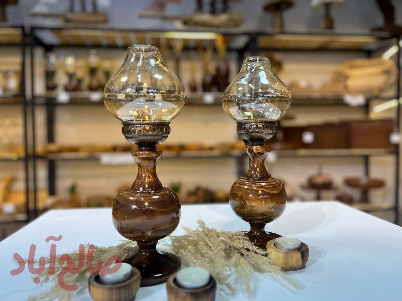 جا شمعی شقایق سایز بزرگ