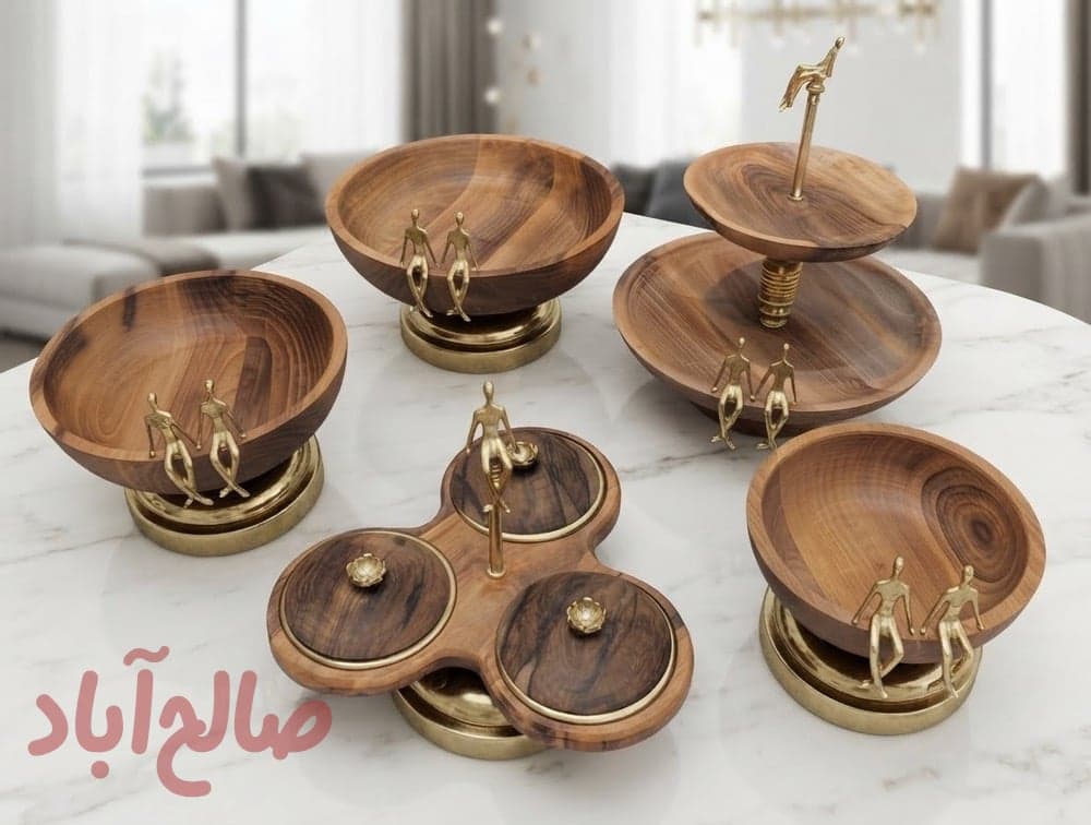 ست آدمک چوبگردو