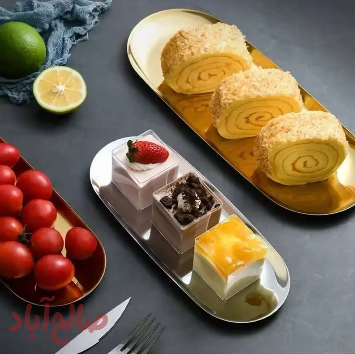 رولت خوری استیل سیلور