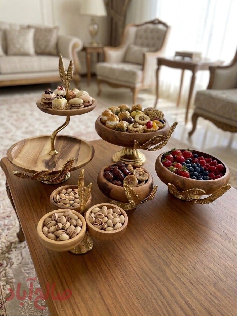 سرویس چوبی ویانا۵تیکه