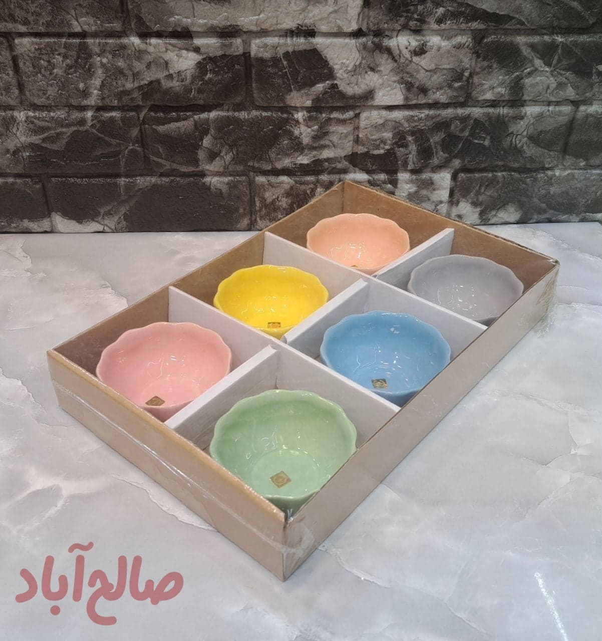 پیاله لاله سرامیکی رنگی