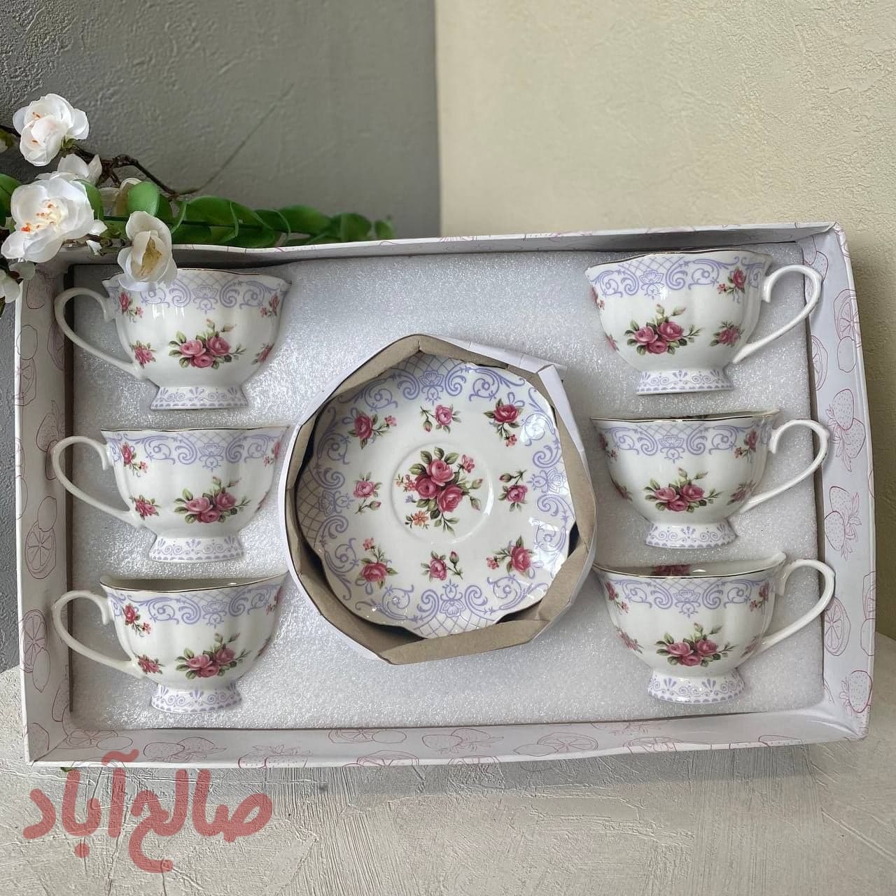 ست چای خوری گل آبی