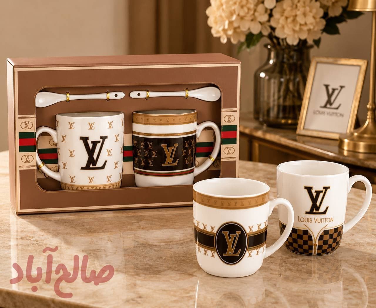 ماگ LV جفتی جعبه کادویی