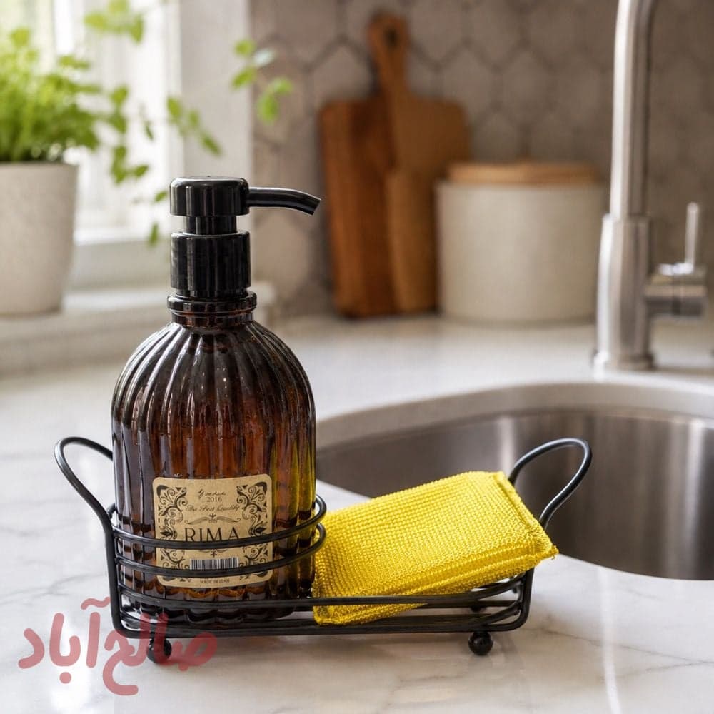 جا مایع شیشه ای اسکاچ دار آیسا فرم دار