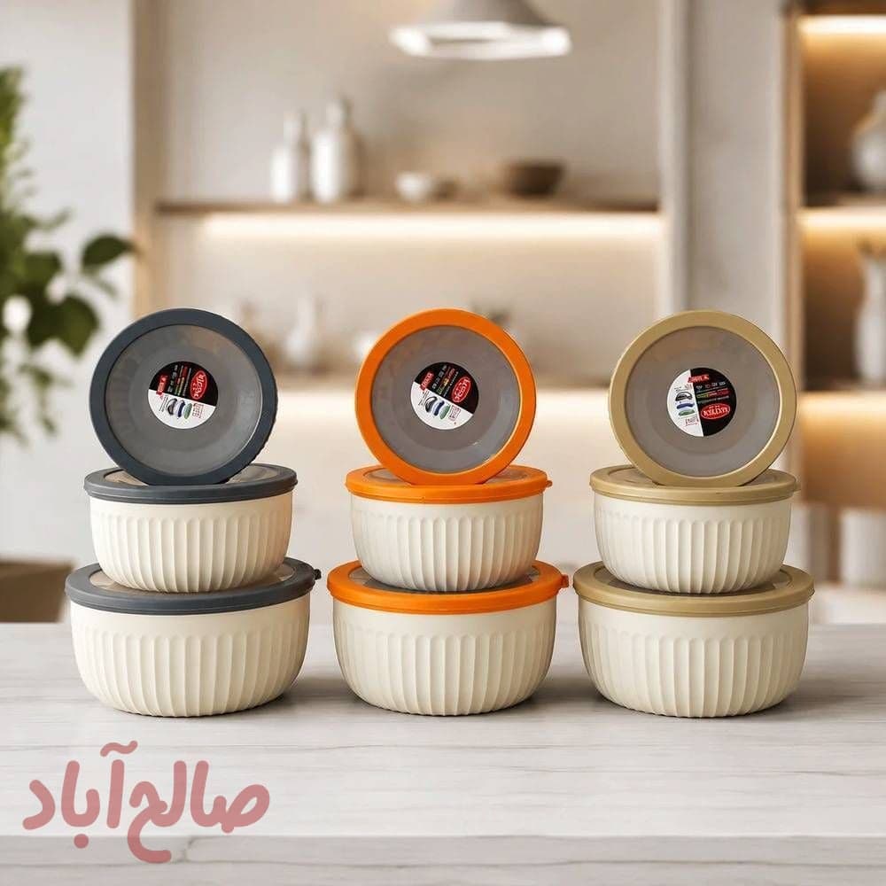 ✨ظرف گرد ماتیسا ۳ تکه