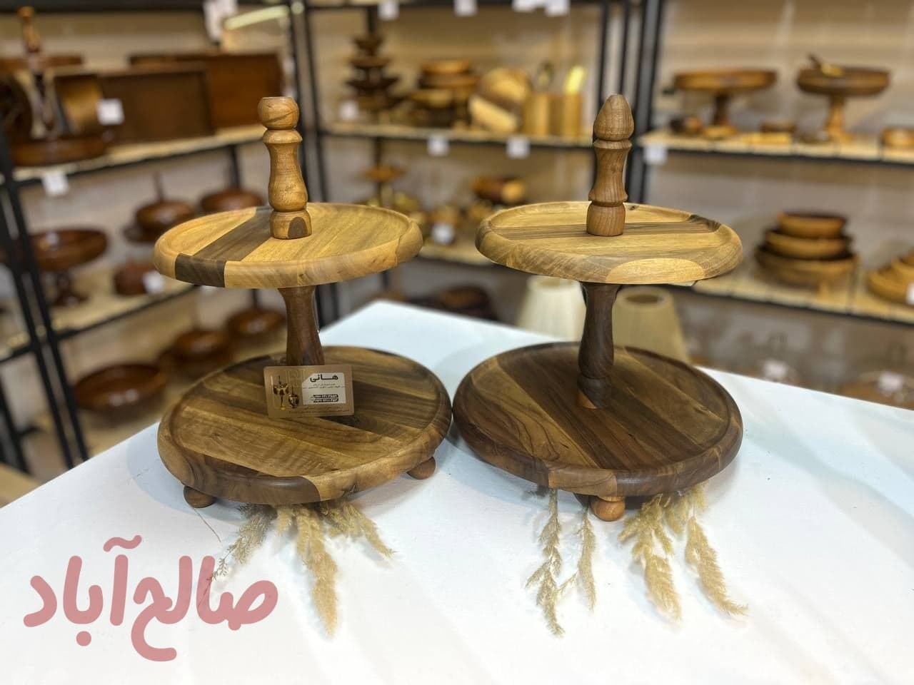 شیرینی خوری ۲ طبقه گرد