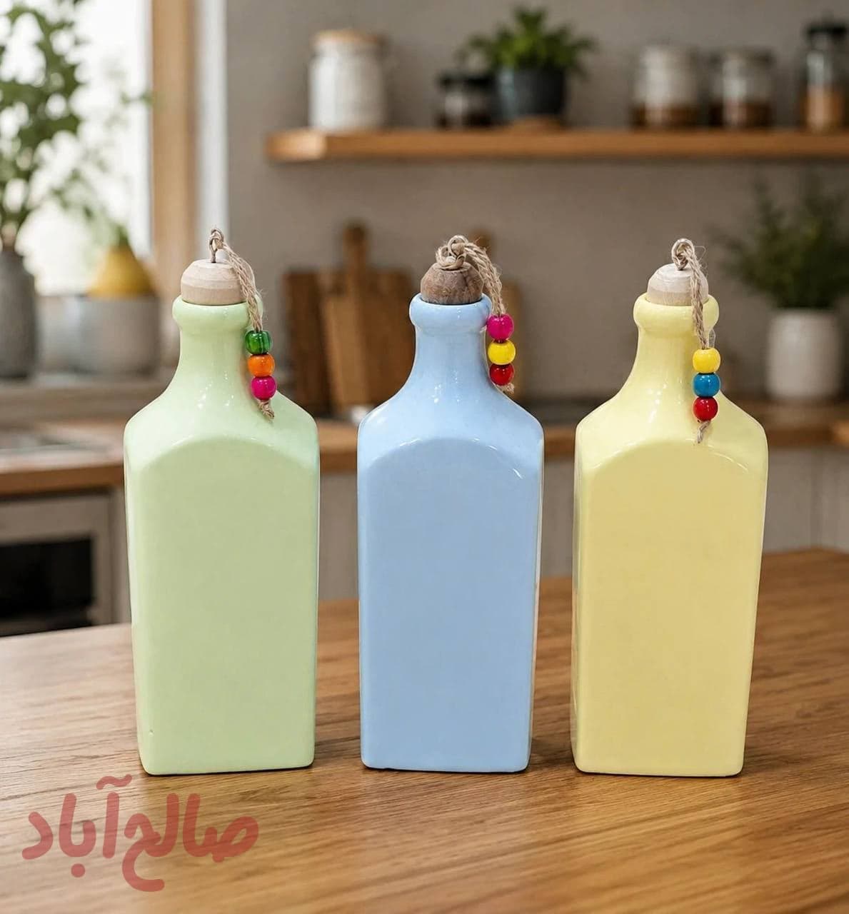 بطری سرامیک رنگی