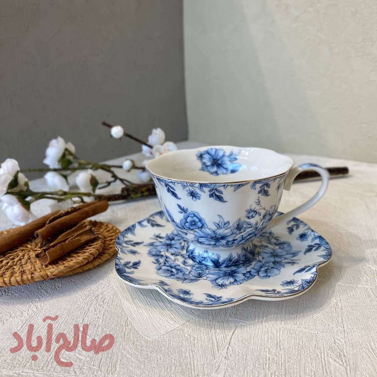 ست چای خوری گل آبی
