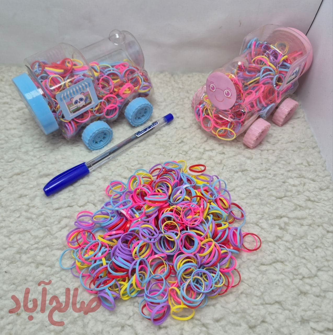 کد کالا 5170032 چهل گیس خارجی طرح ترن رنگی ✅️وارداتی