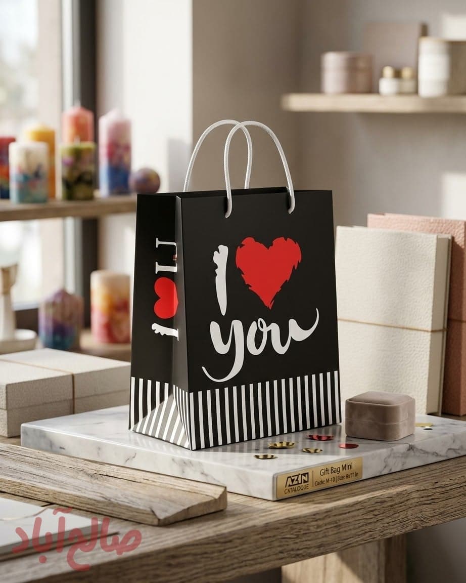 ساک دستی گلاسه سایز مینی