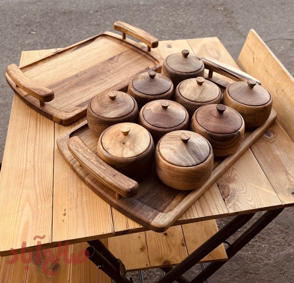 گردو طبیعی تیره یک تکه