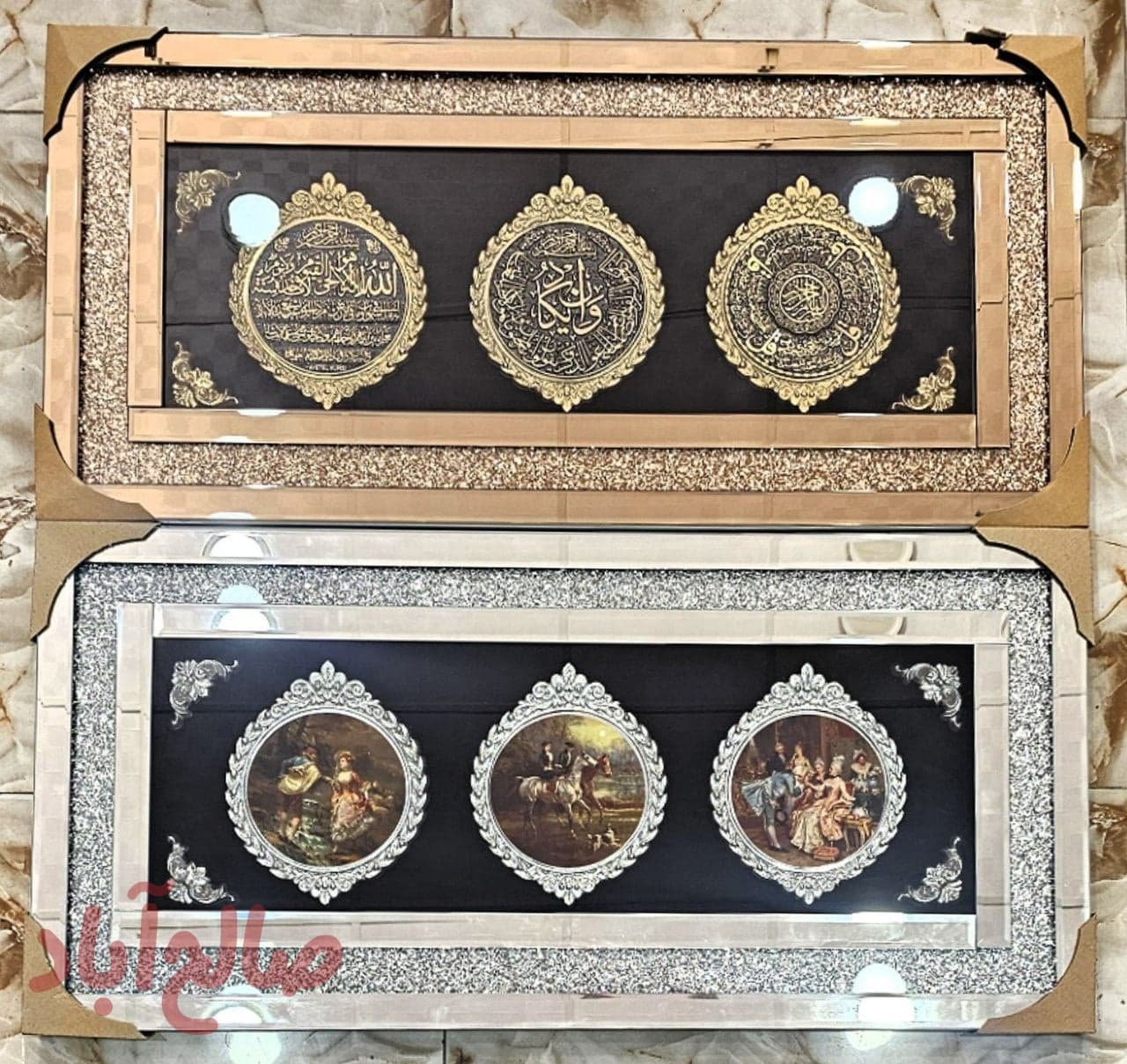 تابلو وکیوم باکس آینه ای