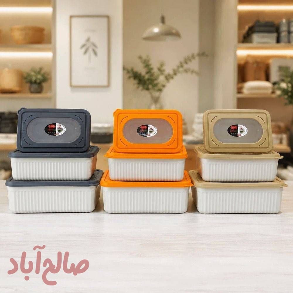 ✨ظرف مستطیل ماتیسا ۳ تکه