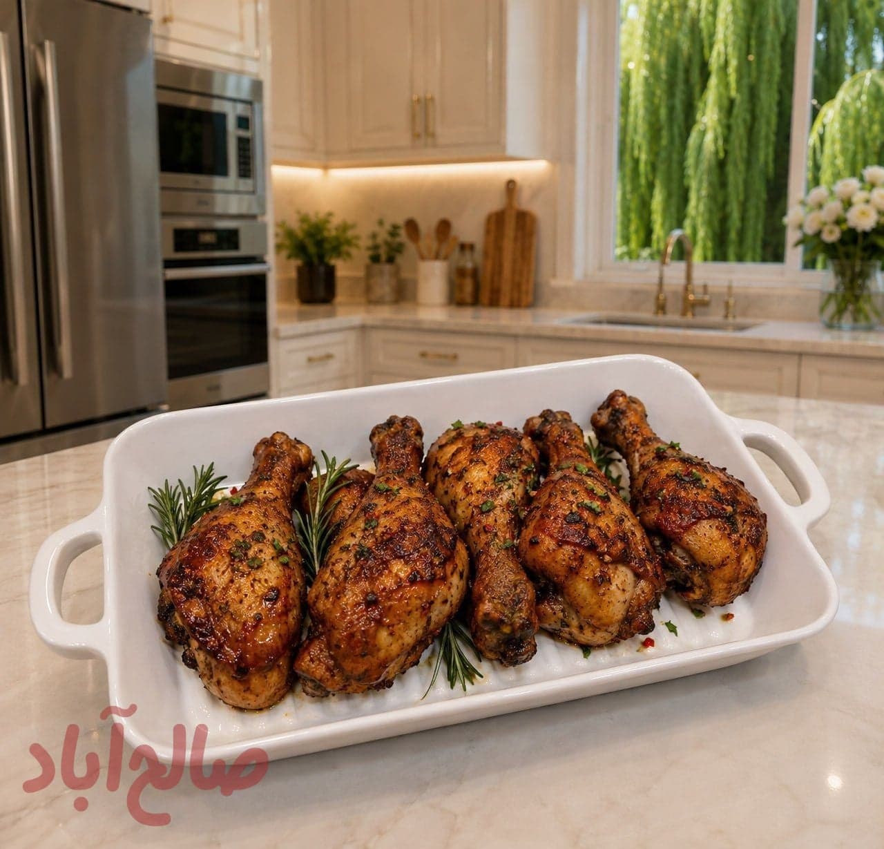 تابه گریل ۲ دسته