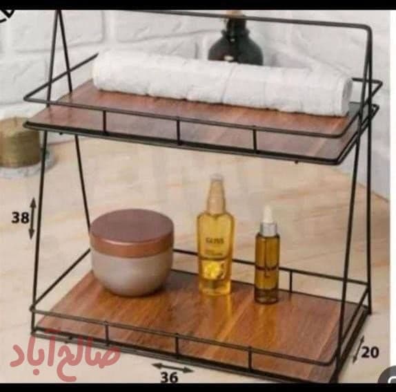 استند مستطیل چوب فلز