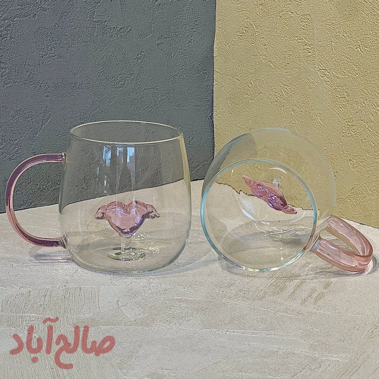 لیوان پیرکس سوپرایزی قلب بالدار