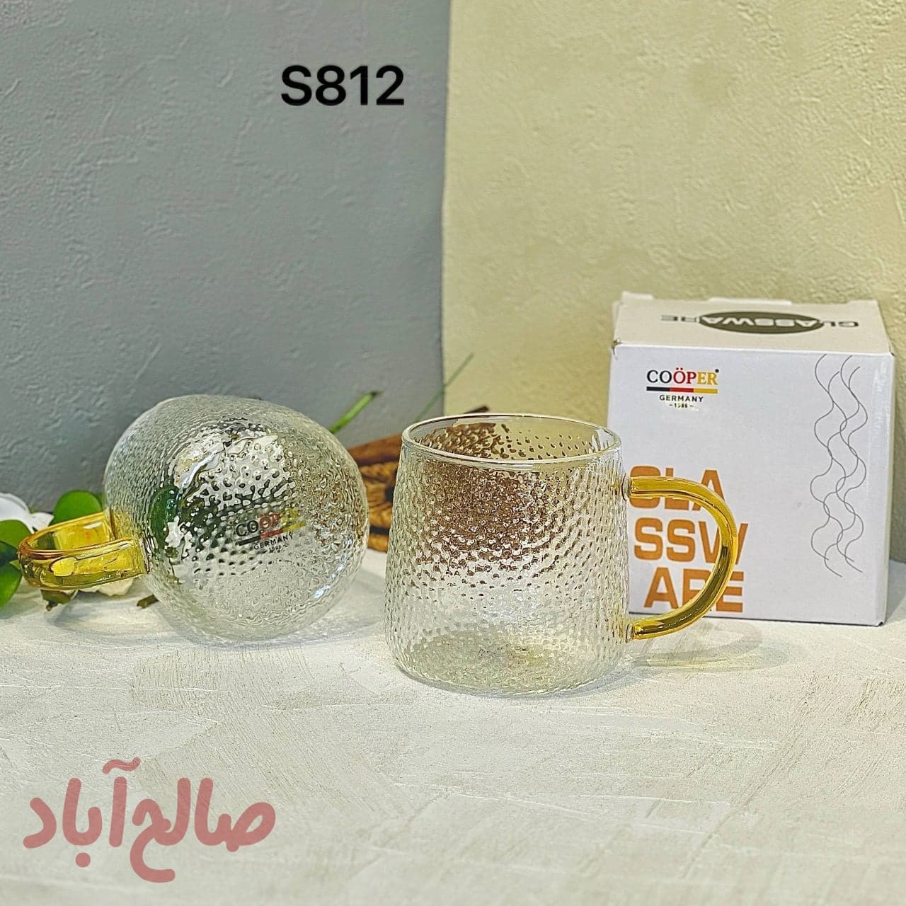 لیوان پیرکس برفی دونه ریز 300 میل
