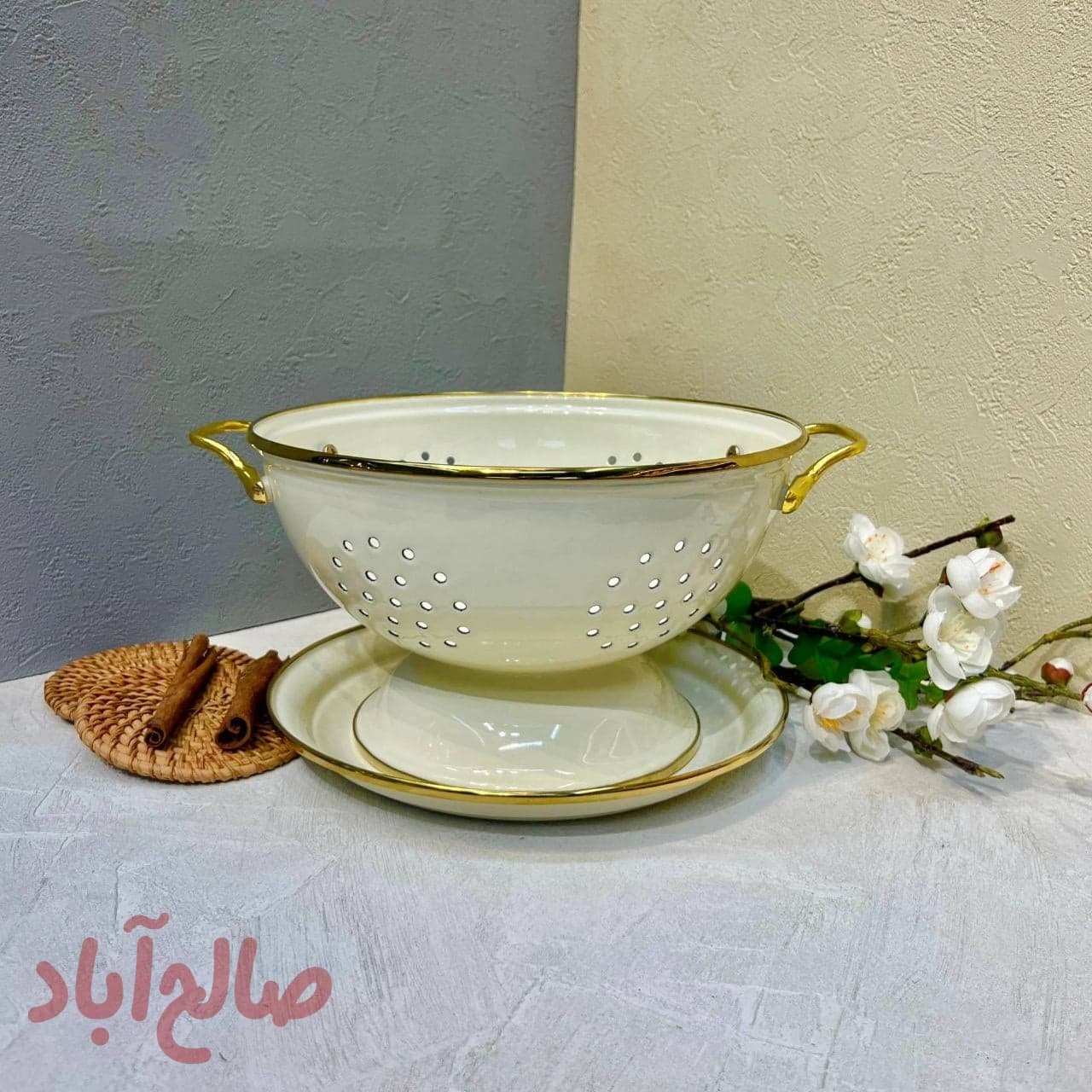 آبکش لعابی ساده