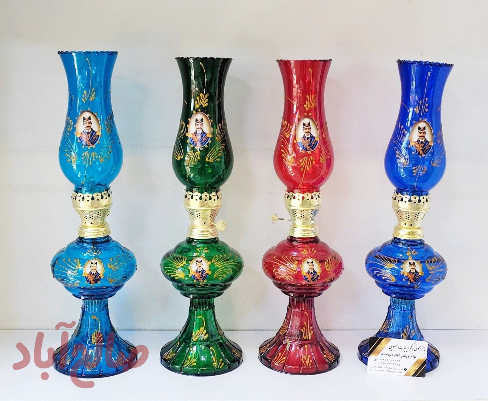 چراغ گرد سوز طرح شاه عباسی