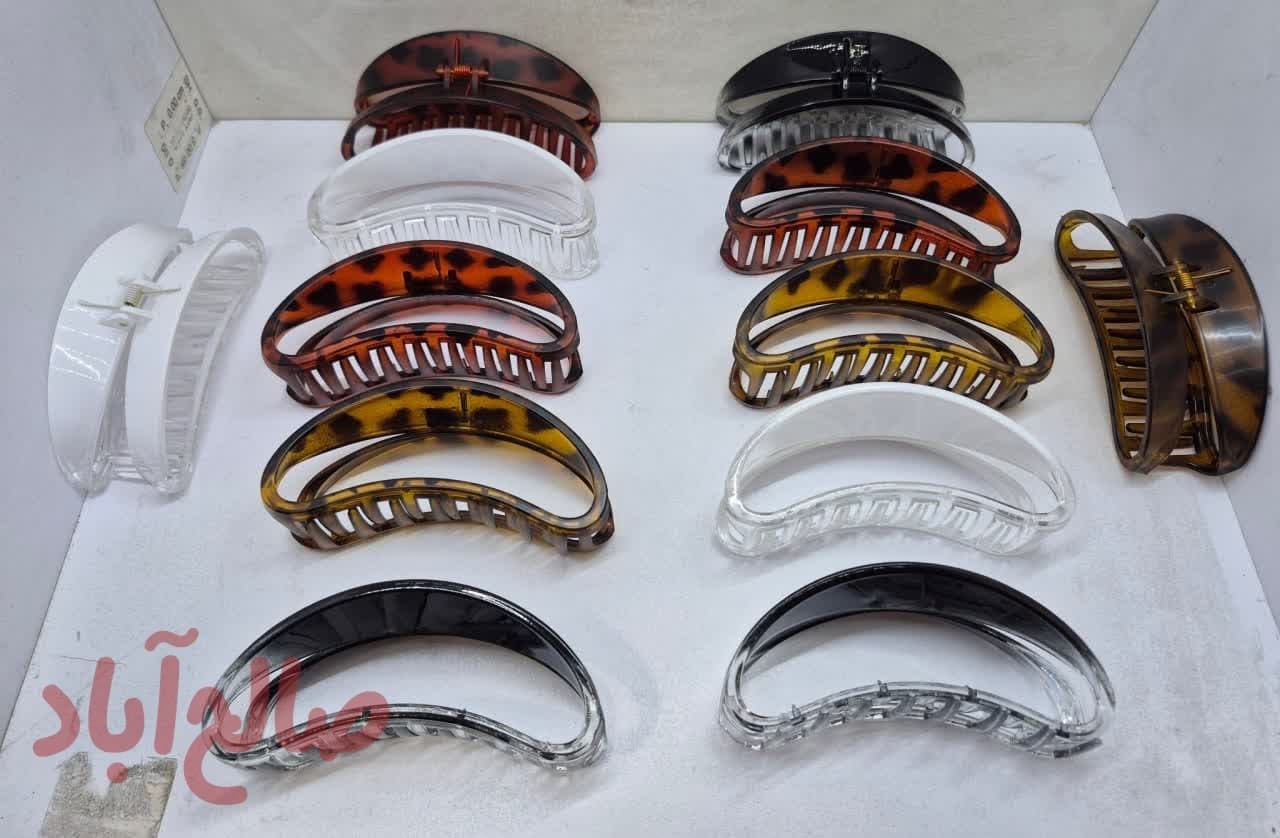 کد کالا 5090086 کلیپس هلالی شیشه ای بزرگ خارجی