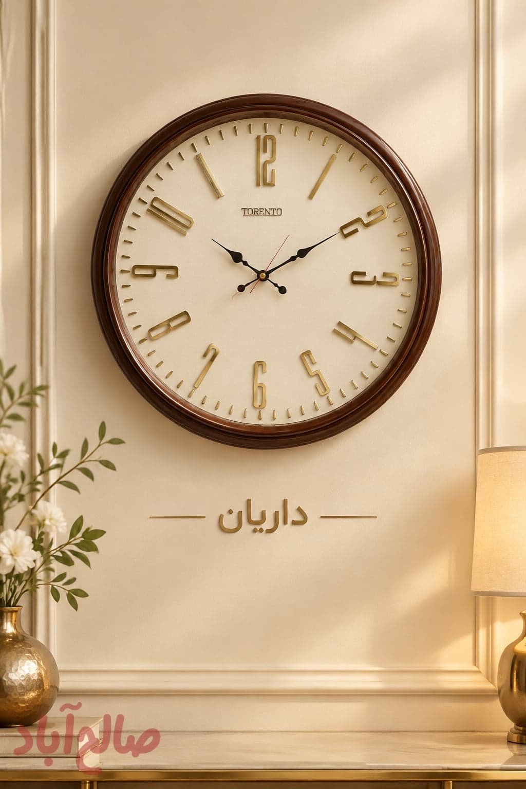 ساعت دیوراری طرح جوب برند تورنتو