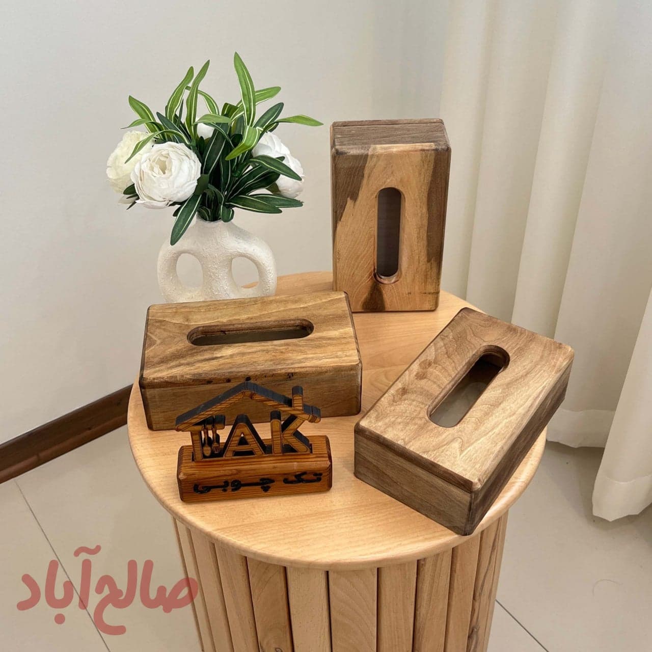 جادستمال کاغذی چوب گردو