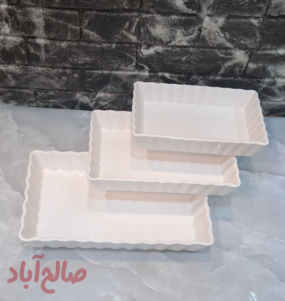 تارت مستطیل سه سایز