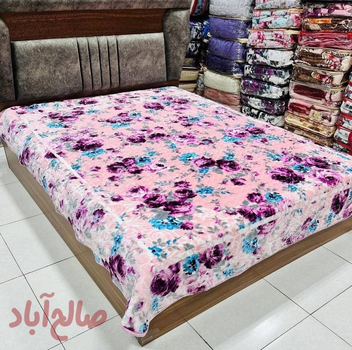 ❇️ پتوی شادیلون طرح عروس دونفره